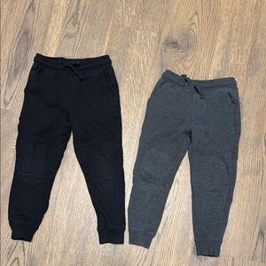 Tucker + Tate Black and Gray Kids Joggers - size 5